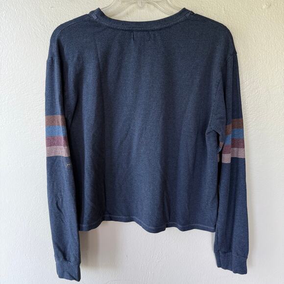 Sundry Size S pullover cropped lite sweater bluish gray - Picture 7 of 9